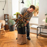 LECHUZA Jardinieră TRENDCOVER 32 Cork ALL-IN-ONE natural &icirc;nchis