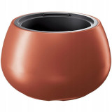 Cumpara ieftin Ghiveci decorativ de flori, rotund, cupru, 43.6x27 cm, Heos Bowl