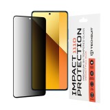 Folie sticla Xiaomi Redmi Note 13 5G Asteroid GSM 111D Privacy Full Glue, negru