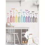 Cumpara ieftin Sticker Perete Autocolant Creioane 60x30cm - 43630