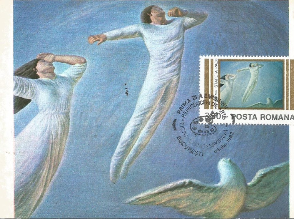 (No2) ilustrata maxima- Sabin Balasa Stafeta pacii - prima zi, Europa ...