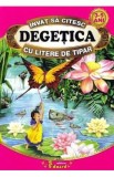 Degetica - Sa citim cu litere de tipar