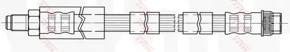 Conducta / cablu frana CITROEN C4 II (B7) (2009 - 2016) TRW PHB431