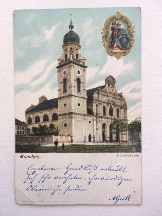 Carte postala veche, vedere Germania - Munchen - St. Josefskirche 1910