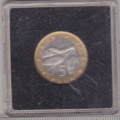 bnk mnd Botswana 5 Pula 2000 , bimetal , fauna , unc