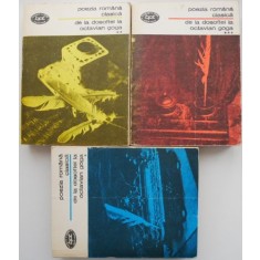 Poezia romana clasica de la Dosoftei la Octavian Goga (3 volume)