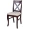 SCAUN LUCKY CU SPATAR X STOFA STANDARD - Wenge Negru