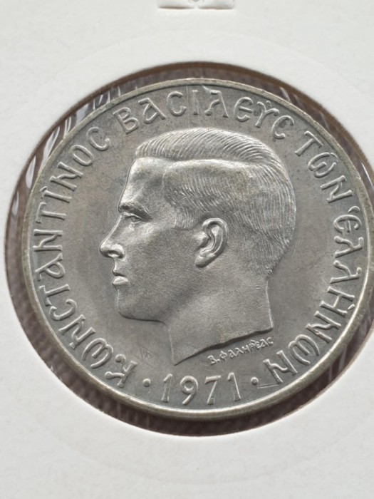 F3 Grecia 10 drahme 1971 UNC