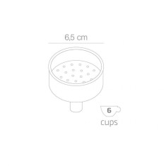 Palnie Forever pentru Conny/Spleny inox 6 cesti
