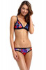 SW749 Costum de baie in doua piese, cu print colorat, XL, XXL