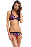 SW749 Costum de baie in doua piese, cu print colorat, XL, XXL