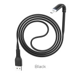 Cumpara ieftin Cablu Date Lightning Hoco X44 Soft Silicone 1m Negru