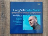 Set box 2 discuri vinil: Gustav Mahler - Georg Solti, Sylvia Stahlmann, London Symphony Orchestra &ndash; Symphonie Nr. 1 &raquo;Der Titan&laquo; Symphonie Nr. 4