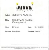 Roberto Alagna - Christmas Album (Backing Tracks), CDr