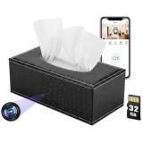 Cumpara ieftin Camera Spionaj in Suport servetele iUni IP73, 32GB, Wi-Fi, Full HD, Vizualizare Live pe telefon