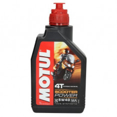 Ulei motor pentru motociclete Motul Scooter Power 5W40 4T 1L SCOOTERP5W401L