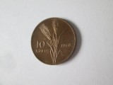Turcia 10 Kurus 1968 aUNC moneda din imagini