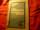 Gr.M.Iunian - Restabilizarea - Ed. Cultura Romaneasca 1933 , 32 pag