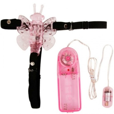 BAILE - HARNESS WITH MULTIVESPEED VIBRATING BUTTERFLY foto