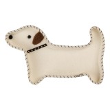 Cumpara ieftin Tava decorativa Catelus textil 20x13x3 cm