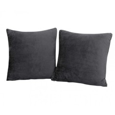 Set 2 huse pernute decorative din catifea cu fermoar, 45x45 cm, Madison, densitate 700 g/ml, Anchor