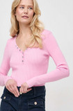 Cumpara ieftin Morgan pulover femei, culoarea roz, light