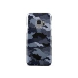 Husa Samsung Galaxy S9 Burga Navy Camo Plastic Protectie
