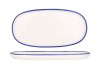Rinart Placa de service - Blue Edge - Por&Aring;&pound;elan - 30x15 cm - set de 2