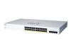 Switch Cisco CBS220-24P-4X-EU Smart, 24 Porturi GE PoE+ 195W, 4x10G SFP+