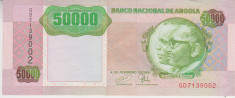 M1 - Bancnota foarte veche - Angola - 50000 kwanzas foto