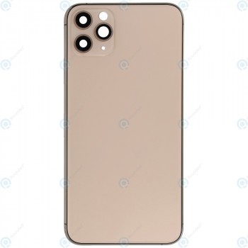 Capac baterie incl. cadru (fara logo) auriu mat pentru iPhone 11 Pro Max foto