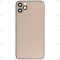 Capac baterie incl. cadru (fara logo) auriu mat pentru iPhone 11 Pro Max
