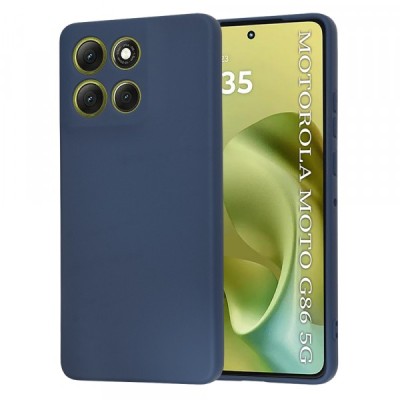 Husa pentru Motorola Moto G86, Techsuit, SoftFlex, Bleumarin foto