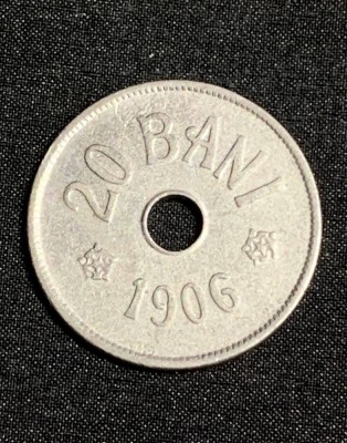 Moneda 20 bani 1906 fără semn foto