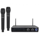 SET 2 MICROFOANE WIRELESS UHF 863.9 / 864.9MHZ, Ibiza Sound