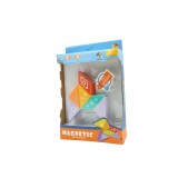 Joc inteligent de construcție magnetic eMazing - 6 Piese Multicolore pentru copii