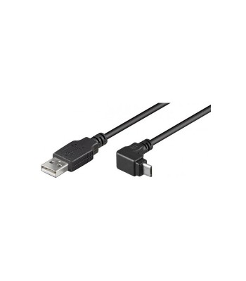 Cablu USB la 5 pini micro USB 90 1.8m Goobay foto