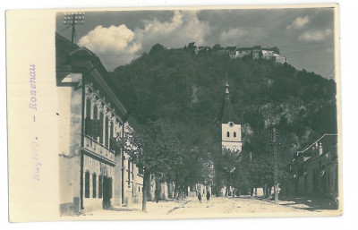 5004 - RASNOV, Brasov, Romania - old postcard, real PHOTO - unused foto