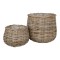 Coșuri Pulo, rattan kubu, natural 2 buc