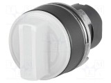 Comutator rotativ EAO 22mm Alb IP65 Proeminent 2 Pozitii