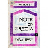 Alexandru Rosetti - Note din Grecia - Diverse - 120645, 1964