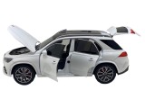 Macheta Mercedes GLE 350 replica alb 1:24 sunet, lumini, deschide usile