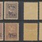 1917 Germania Ocupatia ROMANIA MViR lot 6 timbre erori sursarj dublu sau invers