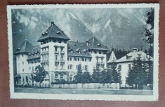 Carte postala, Busteni, Hotel Palace, 1937