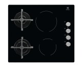 Plita Incorporabila Electrolux EGE6172NOK, Mixta (Gaz+Electric), 60cm, Negru