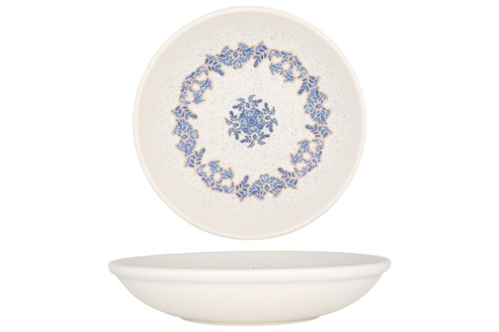 Rinart Farfurie ad&acirc;ncă - Valeria - Porţelan - 20 cm (650cc) - set de 6