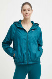 Under Armour windbreaker Rival culoarea verde, de tranzitie