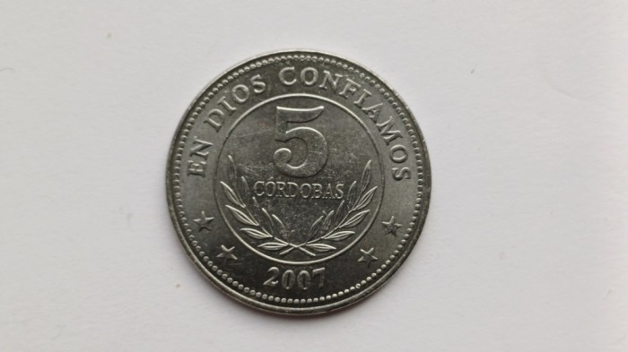 Nicaragua-5 Cordobas 2007