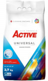 Detergent Universal de rufe pudra Active, sac 2.7kg, 36 spalari