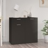 Gossi servanta, negru, 80x36 x75 cm, pal